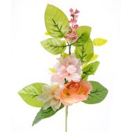 Aranjament decorativ cu flori roz