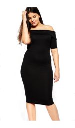 Rochie XXL Simple Black