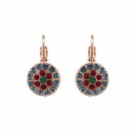 Cercei Poppy placati cu aur 24K | 1416-1325RG6