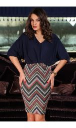 Rochie Sofia bleumarin