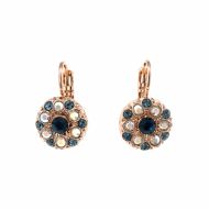 Cercei Mood Indigo placati cu aur 24K | 1401-1069RG6