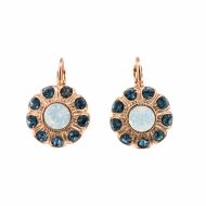 Cercei Mood Indigo placati cu aur 24K | 1205-1069RG6