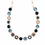 Colier Mood Indigo placat cu aur 24K - 3088-1069RG
