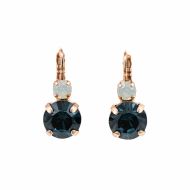 Cercei Mood Indigo placati cu aur 24K | 1037-1069RG6
