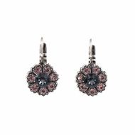Cercei Black Velvet placati cu argint 925 - 1411/2-1073SP6