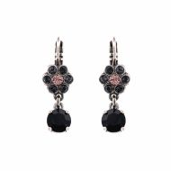 Cercei Black Velvet placati cu argint 925 - 1173/3-1073SP6