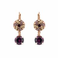 Cercei Bohemian Rhapsody placati cu aur 24K - 1259/2-1072RG6