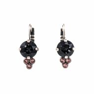 Cercei Black Velvet placati cu argint 925 - 1010-1073SP6