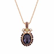Pandantiv cu lant Bohemian Rhapsody placat cu aur 24K - 5023/6-1072RG