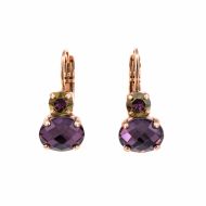 Cercei Bohemian Rhapsody placati cu aur 24K - 1462-1072RG6