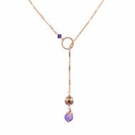 Pandantiv cu lant Bohemian Rhapsody placat cu aur 24K | 5134-M1072RG