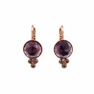 Cercei Bohemian Rhapsody placati cu aur 24K - 1018-M1072RG6