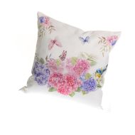 Perna decorativa, cu fluturi si flori