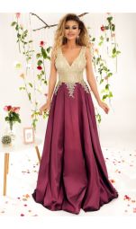 Rochie lunga Sonia mov