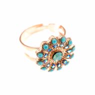 Inel Cindy placat cu aur 24K | 7423/3-2677RG