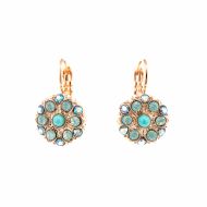 Cercei Cindy placati cu aur 24K | 1401-2677RG6