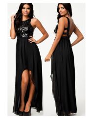 Rochie Sequined Backless