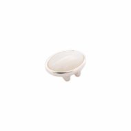 Charm cu piatra semipretioasa Sidef (Mother of Pearl) interschimbabil pentru bratarile din piele Magic Bracelet | 1910534