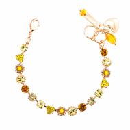 Bratara Yellow Brick Road placata cu aur 24K | 4028-1004RG