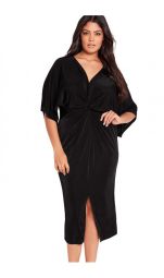 Rochie XXL Black Kimono