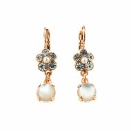 Cercei Seashell placati cu aur 24K - 1152/3-M1201RG6