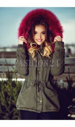 Geaca Parka New Style Fucsia