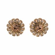 Cercei Jackie placati cu aur 24K - 1189-39132RG6