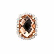 Inel Tiara Day placat cu aur 24K - 7090/1-2333RG