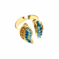 Inel Jasmine placat cu aur 24K | 7022-1323AY