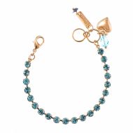 Bratara March Lucky Birthstone - The Color of Your Life placata cu aur 24K - 4000-202202RG