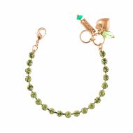 Bratara August Lucky Birthstone - The Color of Your Life placata cu aur 24K | 4000-214214RG