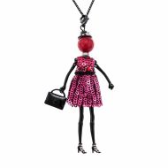 Bambola in Stile Beverly Hills - Black-Red