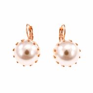 Cercei Crystal Pearl's placati cu aur 24K | 1133/1-M48RG6