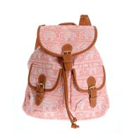 Rucsac roz cu elefanti