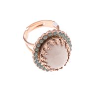 Inel Serai placat cu aur 24K | 7090M-1040RG
