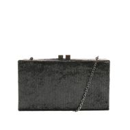 Clutch negru cu insertii stralucitoare