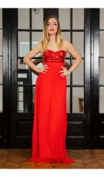Rochie Long Attraction Red