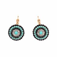 Cercei Zanzibar placati cu aur 24K | 1193-1081RG6
