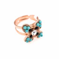 Inel Zanzibar placat cu aur 24K | 7030-1081RG