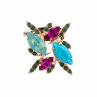 Brosa Happy Days placata cu aur 24K | 2016/1-1007RG