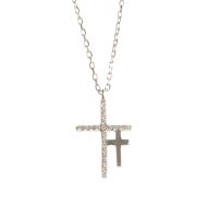 Colier argint cu cruciulite