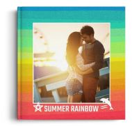 Fotocarte Rainbow - Standard, coperta moale - Panoramic mic (21x14 cm)