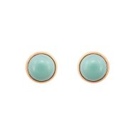 Cercei Natural Stones placati cu aur 24K | 1110-M80RG2