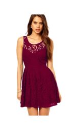 Rochie Burgundy Lace