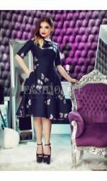 Rochie De Seara Butterfly Print