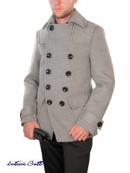 Palton Barbati Gatti Star Fit B113 Cenusiu
