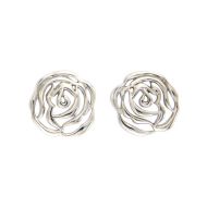 Cercei Argint 925 Silver Rose Flower