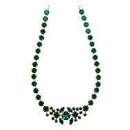 Colier Emerald placat cu aur 24K | 3326/2-205205RG