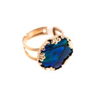 Inel Natural Stones placat cu aur 24K | 7220M-81RG