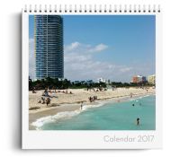 Calendar personalizat - White Poly - Calendar de perete cu spirala metalica si agatatoare - Portret mediu (21x29 cm)